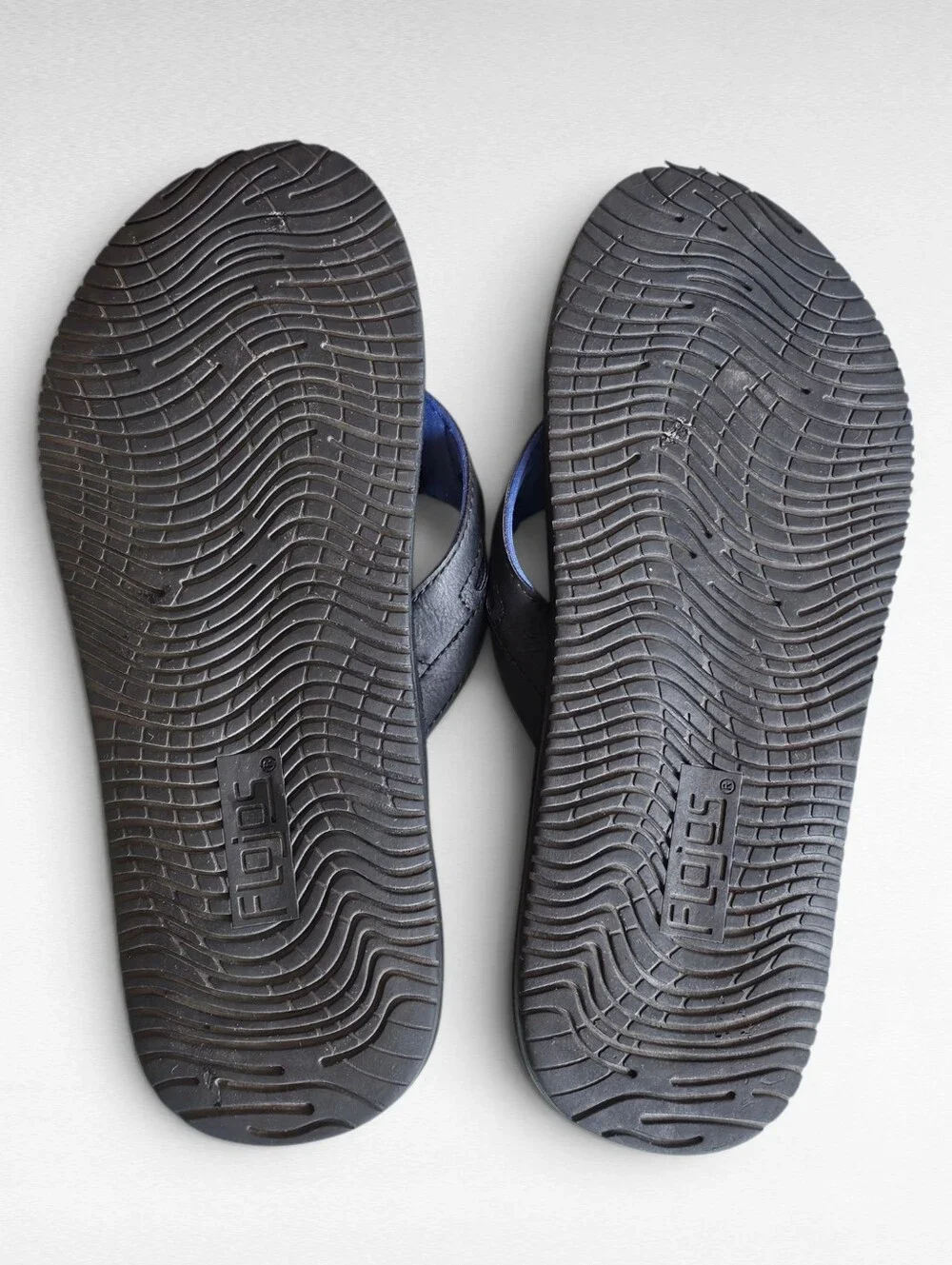 Flojos Flip Flops Black Size 10